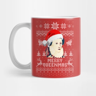 Quuen Elizabteth Merry Quuenmas Mug